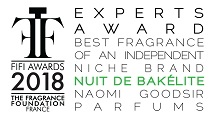 Nuit de Bakelite получил парфюмерную премию FIFI AWARD FRANCE 2018